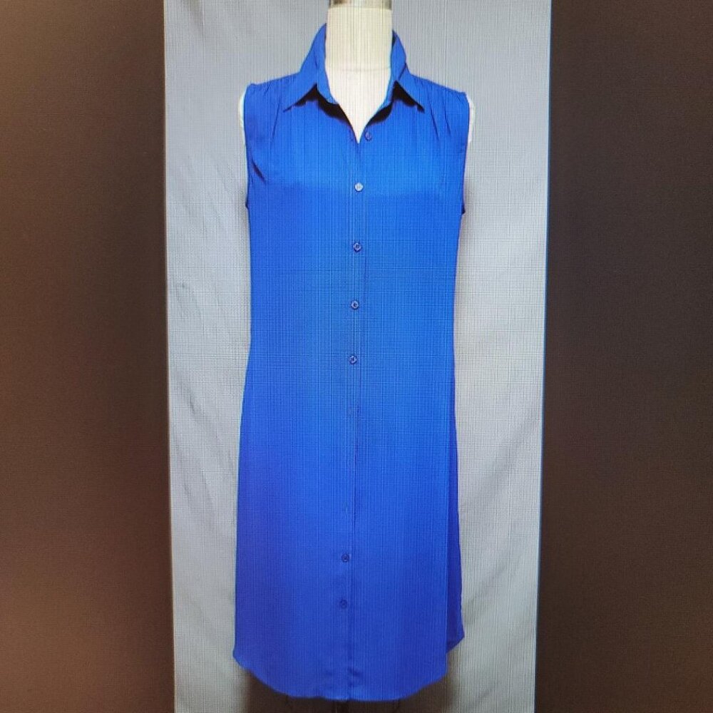 New York & Company Maxi Top with Side Slits and Shirt Tail Bottom